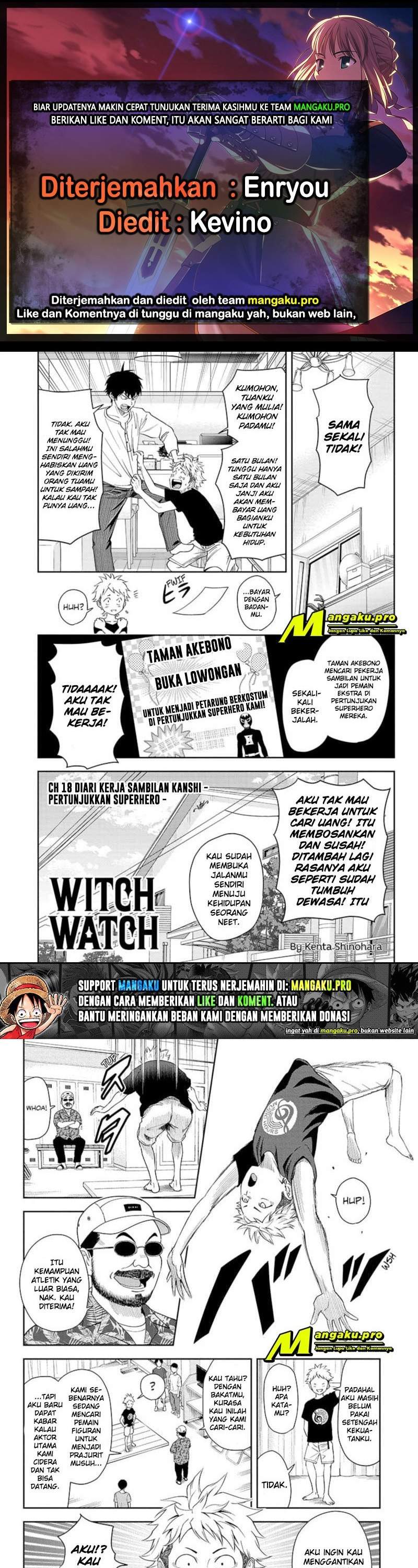 Witch Watch Chapter 18 Bahasa Indonesia