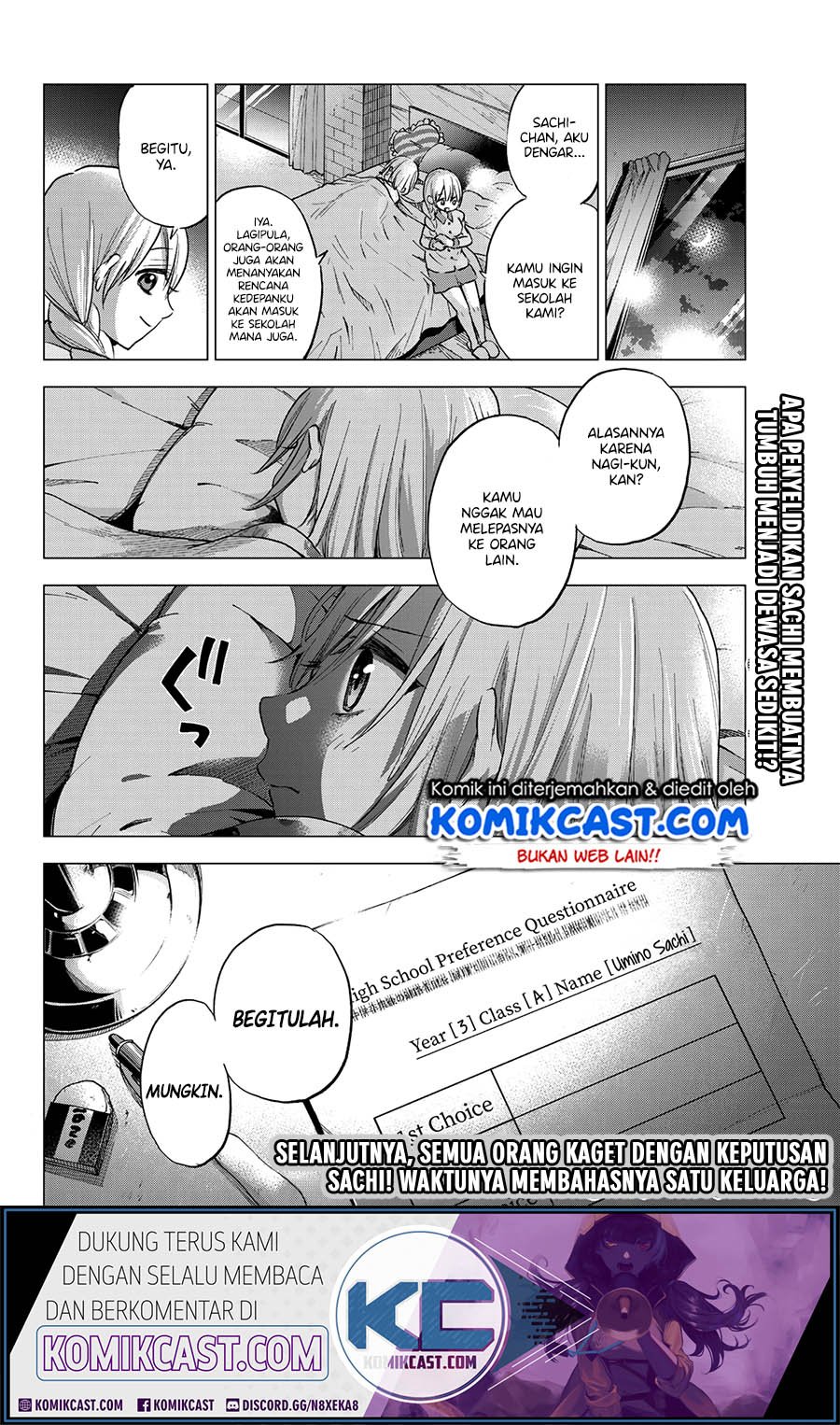 Kakkou no Iinazuke Chapter 35 Bahasa Indonesia