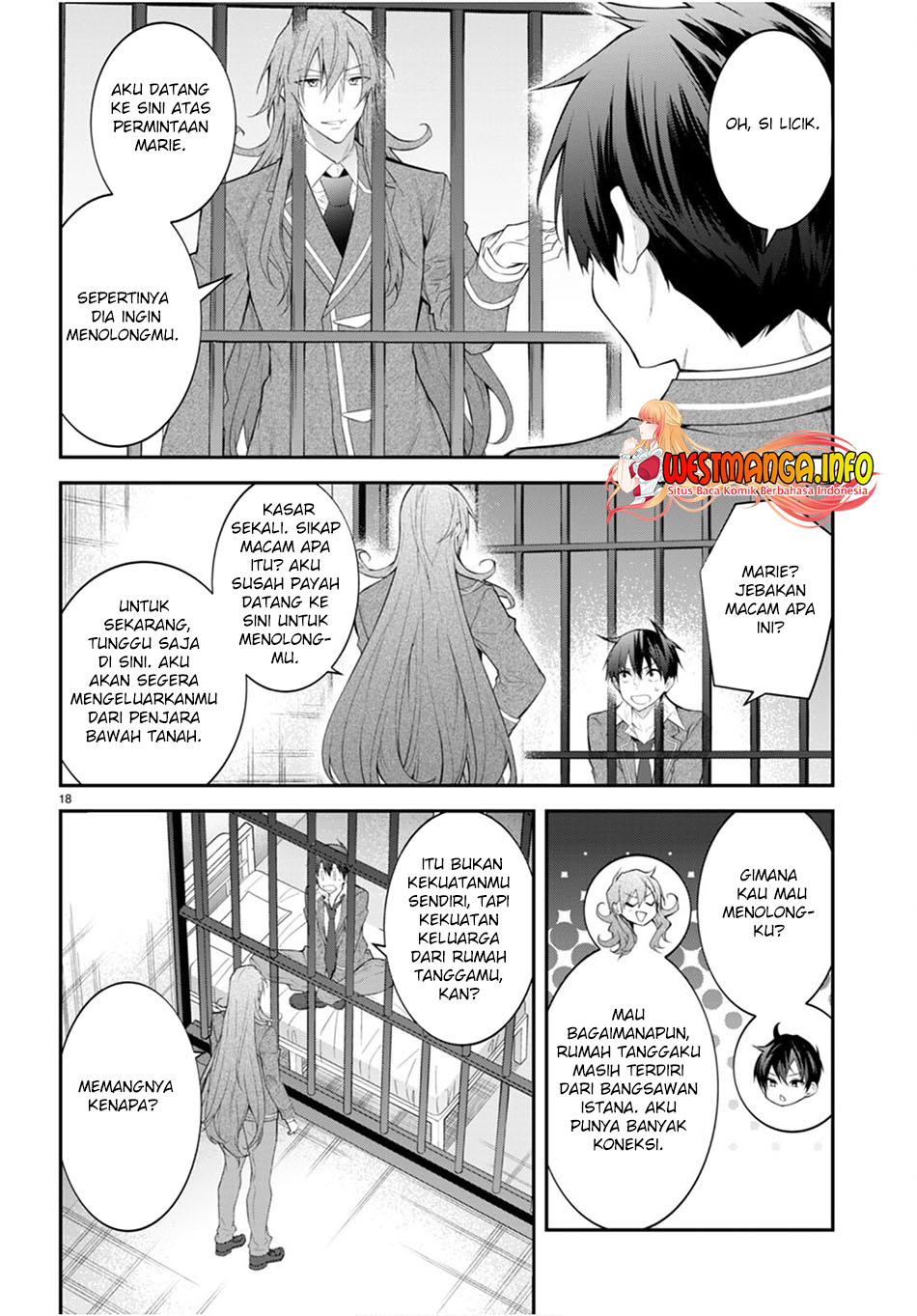 Otome Game Sekai wa Mob ni Kibishii Sekai Desu Chapter 48 Bahasa Indonesia