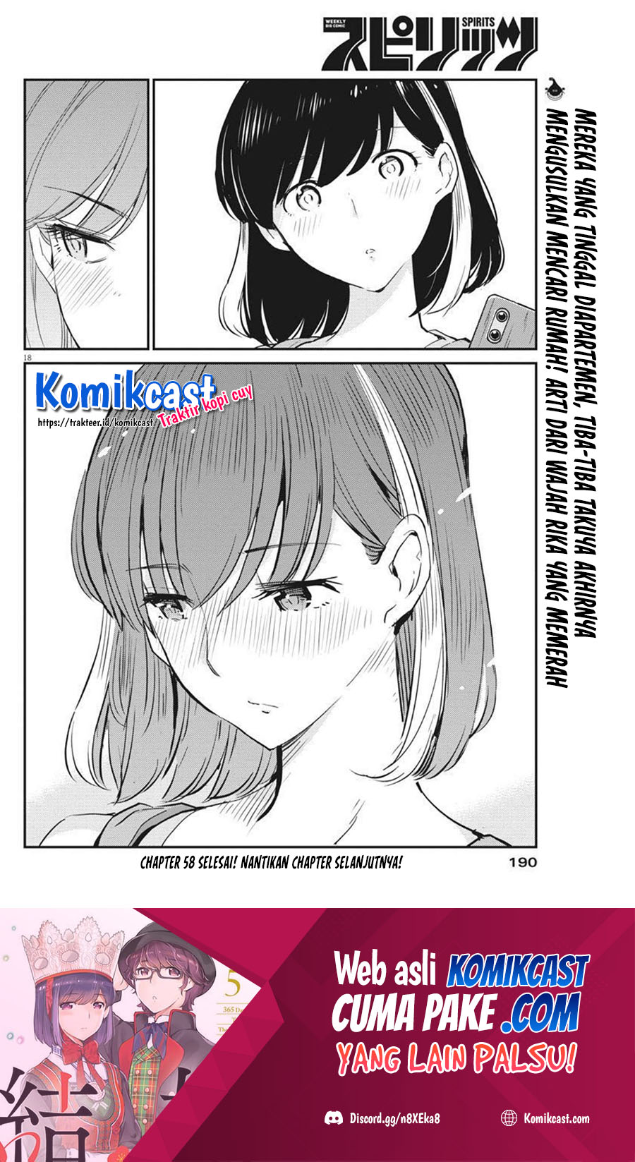 Kekkon Surutte, Hontou Desu Ka? Chapter 58 Bahasa Indonesia