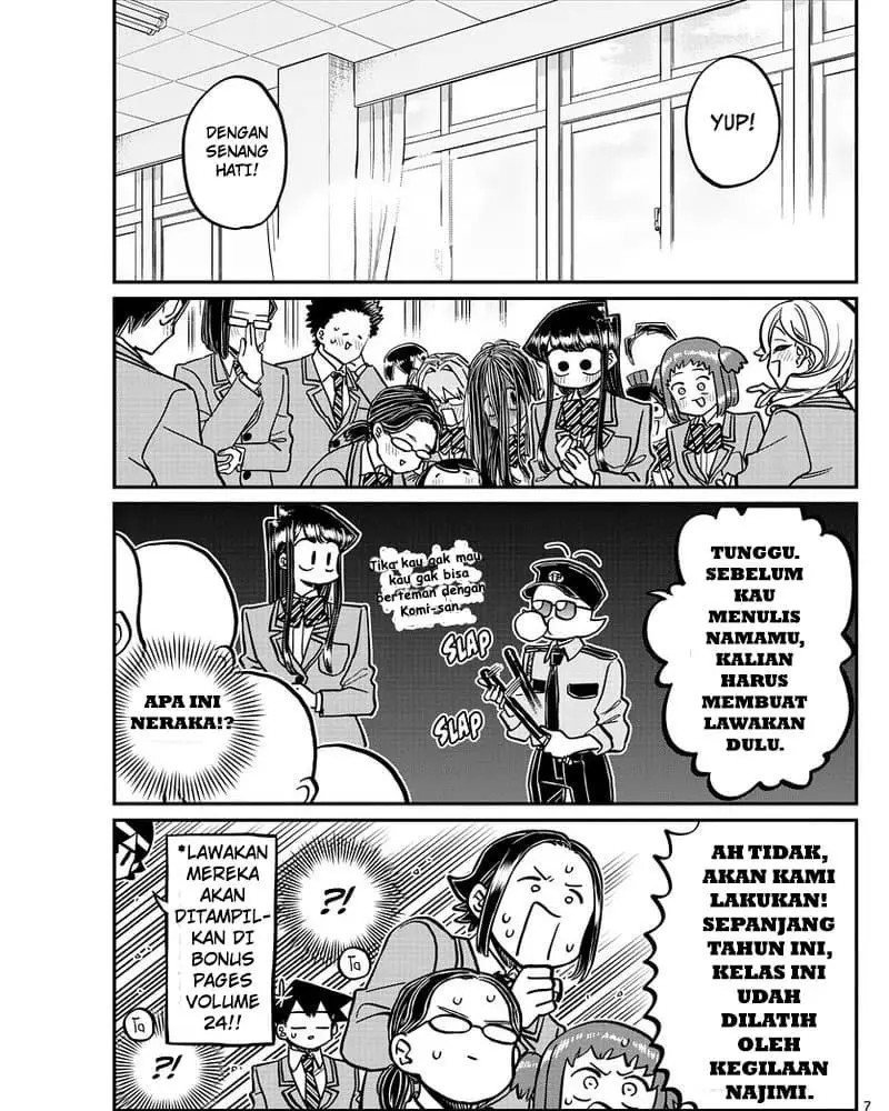 Komi-san wa Komyushou Desu. Chapter 323 Bahasa Indonesia