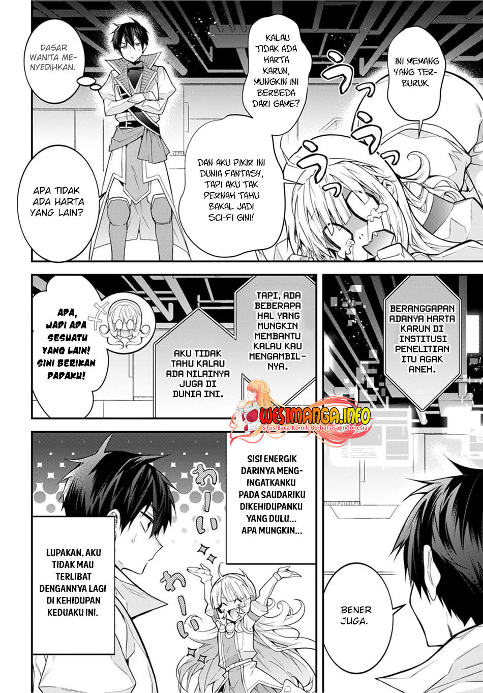 Otome Game Sekai wa Mob ni Kibishii Sekai Desu Chapter 43 Bahasa Indonesia