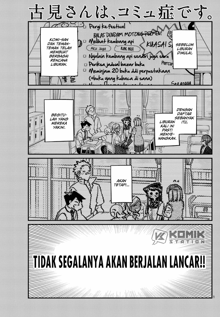 Komi-san wa Komyushou Desu. Chapter 162 Bahasa Indonesia