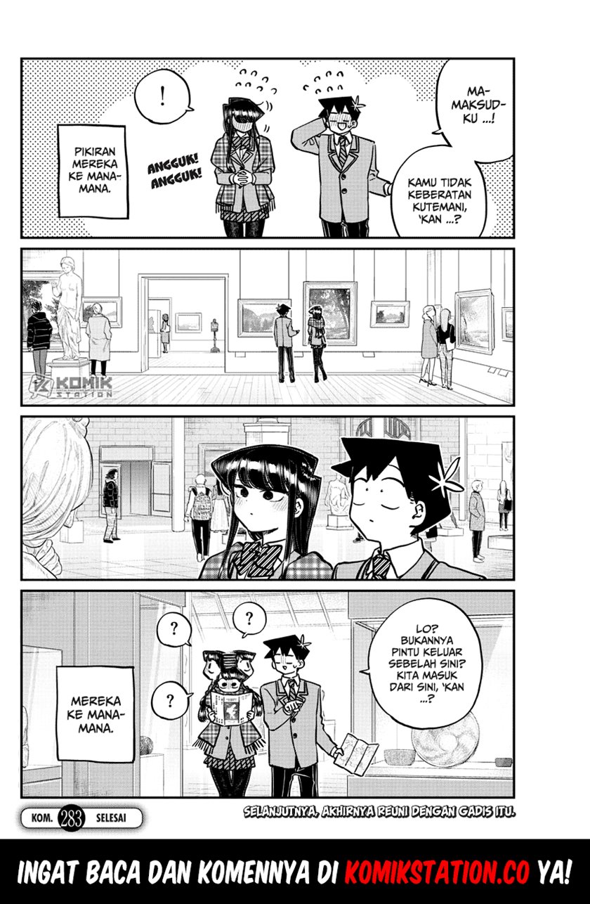 Komi-san wa Komyushou Desu. Chapter 283 Bahasa Indonesia