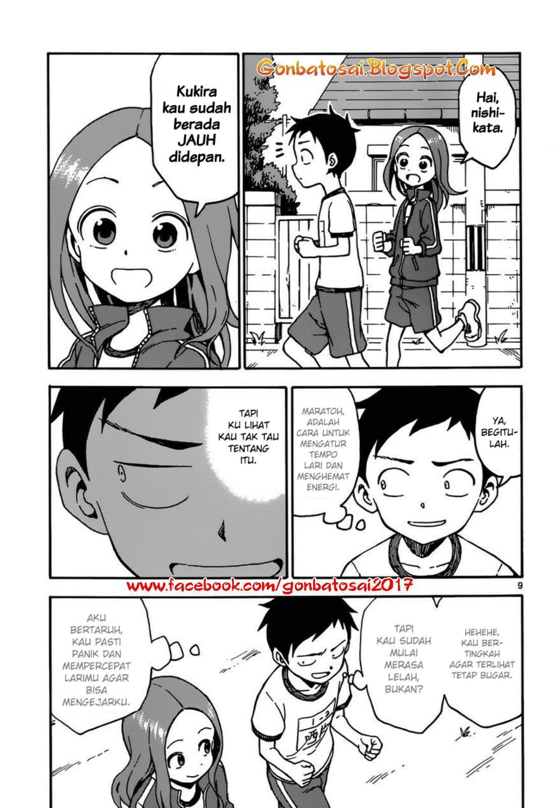 Karakai Jouzu no Takagi-san Chapter 30 Bahasa Indonesia