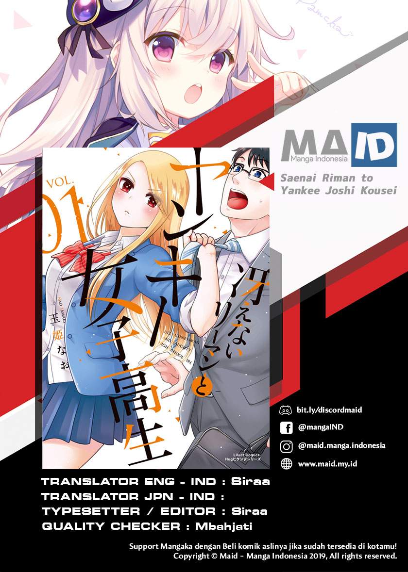 Saenai Riman to Yankee Joshi Kousei Chapter 01 Bahasa Indonesia