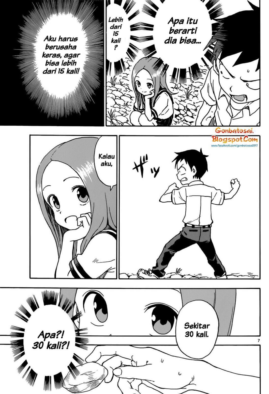 Karakai Jouzu no Takagi-san Chapter 64 Bahasa Indonesia