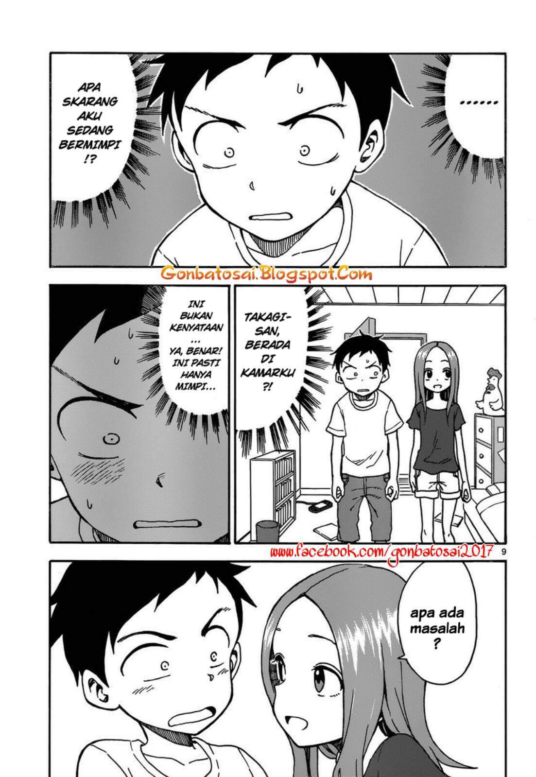 Karakai Jouzu no Takagi-san Chapter 28 Bahasa Indonesia