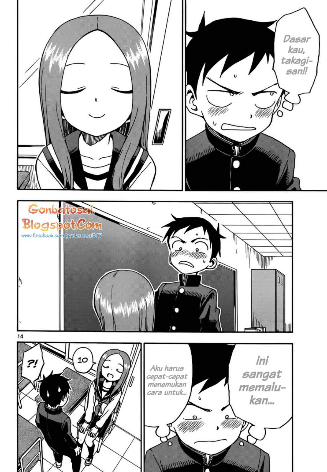 Karakai Jouzu no Takagi-san Chapter 56 Bahasa Indonesia