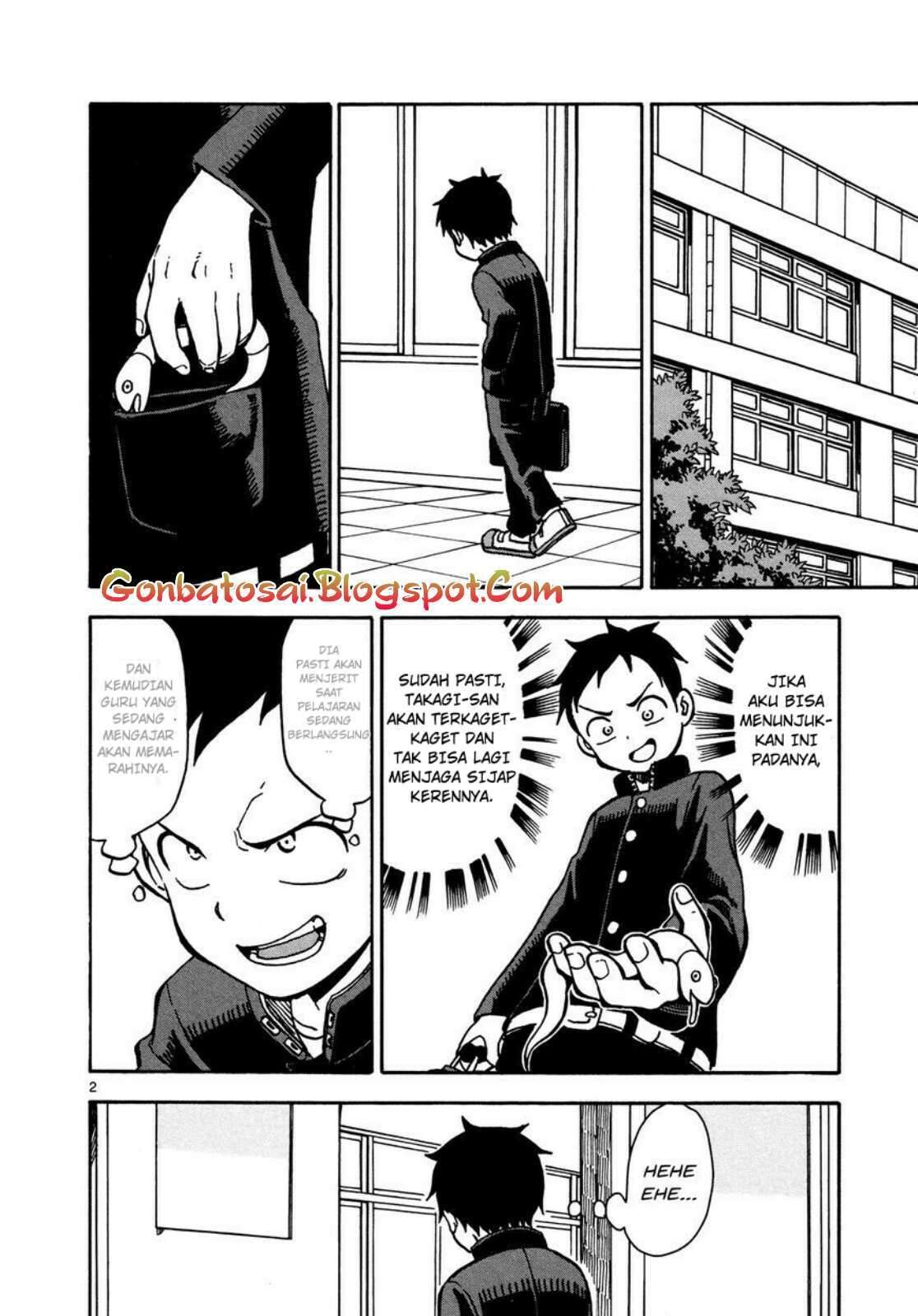 Karakai Jouzu no Takagi-san Chapter 21 Bahasa Indonesia