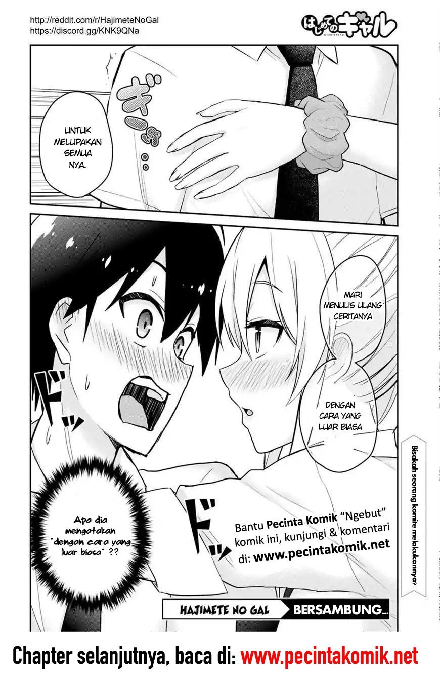 Hajimete no Gal Chapter 63 Bahasa Indonesia