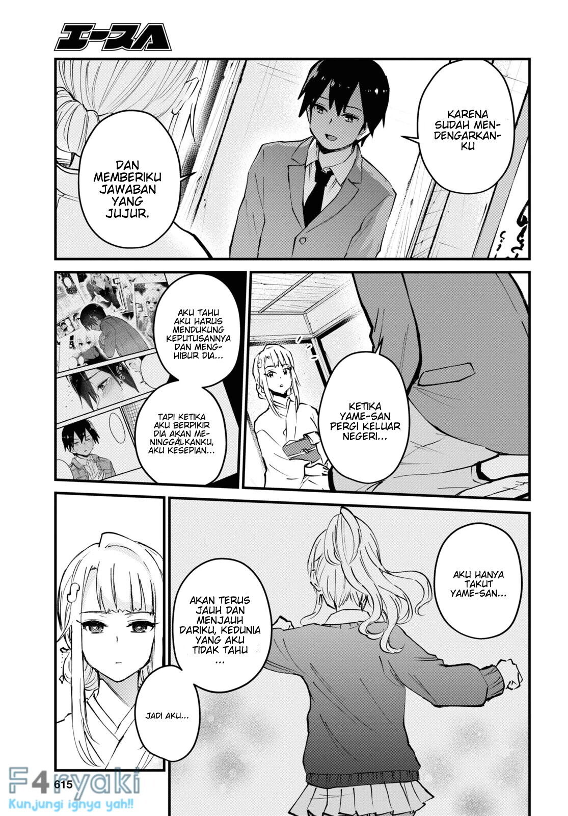 Hajimete no Gal Chapter 123 Bahasa Indonesia