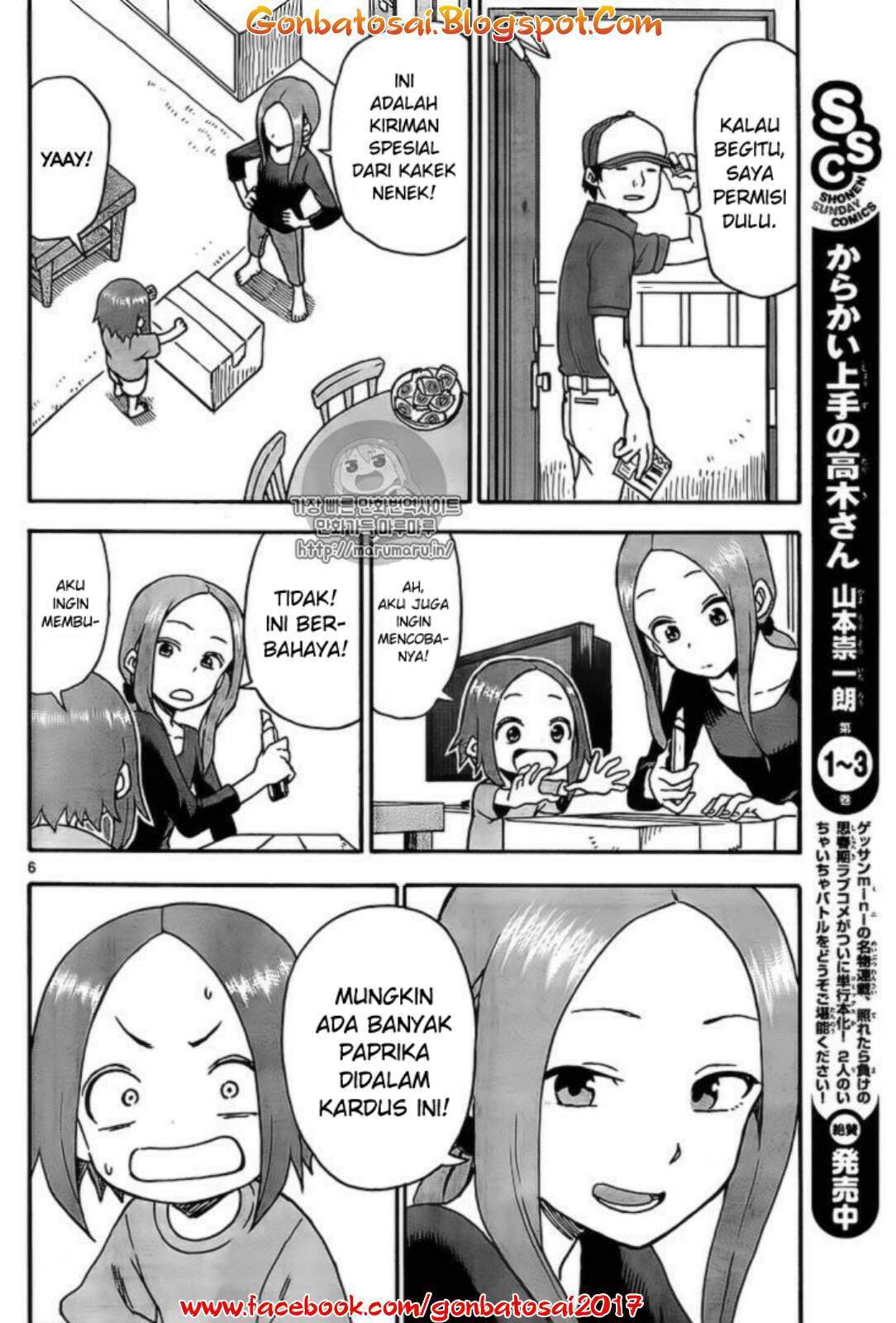 Karakai Jouzu no Takagi-san Chapter 31 Bahasa Indonesia