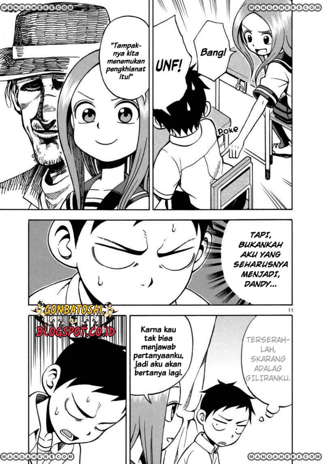 Karakai Jouzu no Takagi-san Chapter 19 Bahasa Indonesia