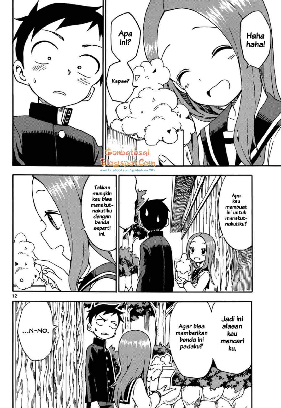 Karakai Jouzu no Takagi-san Chapter 44 Bahasa Indonesia