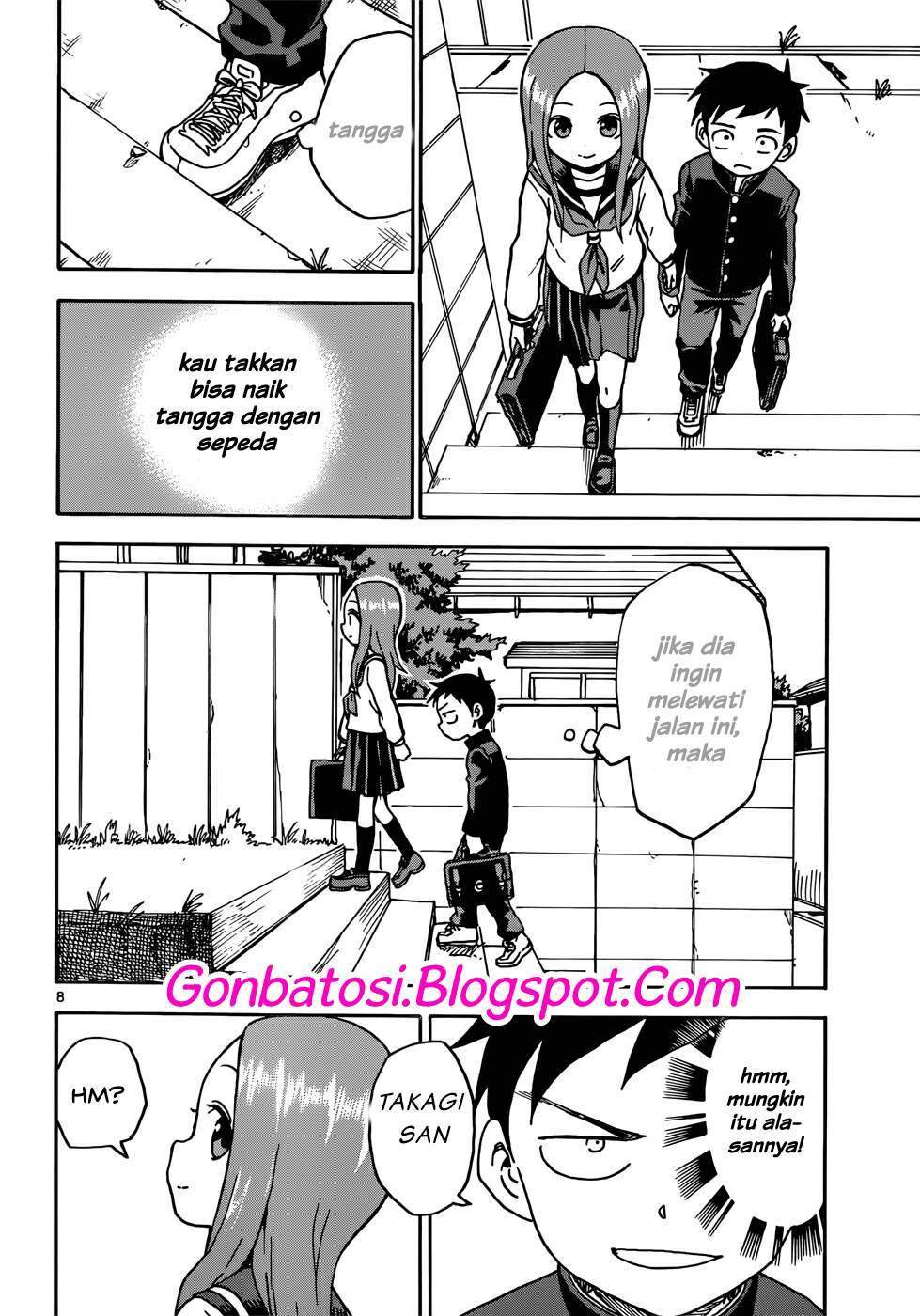 Karakai Jouzu no Takagi-san Chapter 67 Bahasa Indonesia