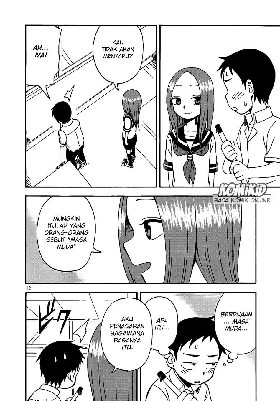 Karakai Jouzu no Takagi-san Chapter 14 Bahasa Indonesia