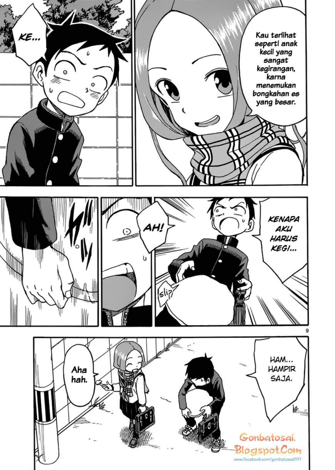 Karakai Jouzu no Takagi-san Chapter 46 Bahasa Indonesia