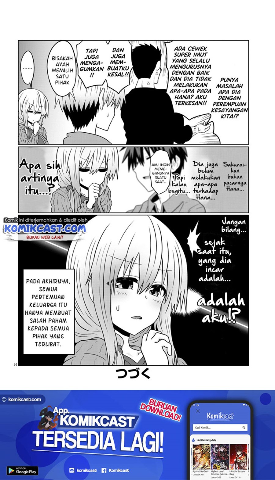 Uzaki-chan wa Asobitai! Chapter 48 Bahasa Indonesia