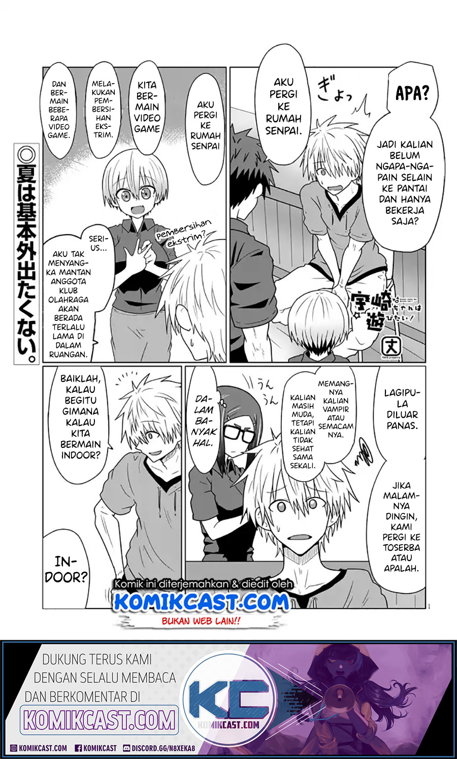 Uzaki-chan wa Asobitai! Chapter 28 Bahasa Indonesia