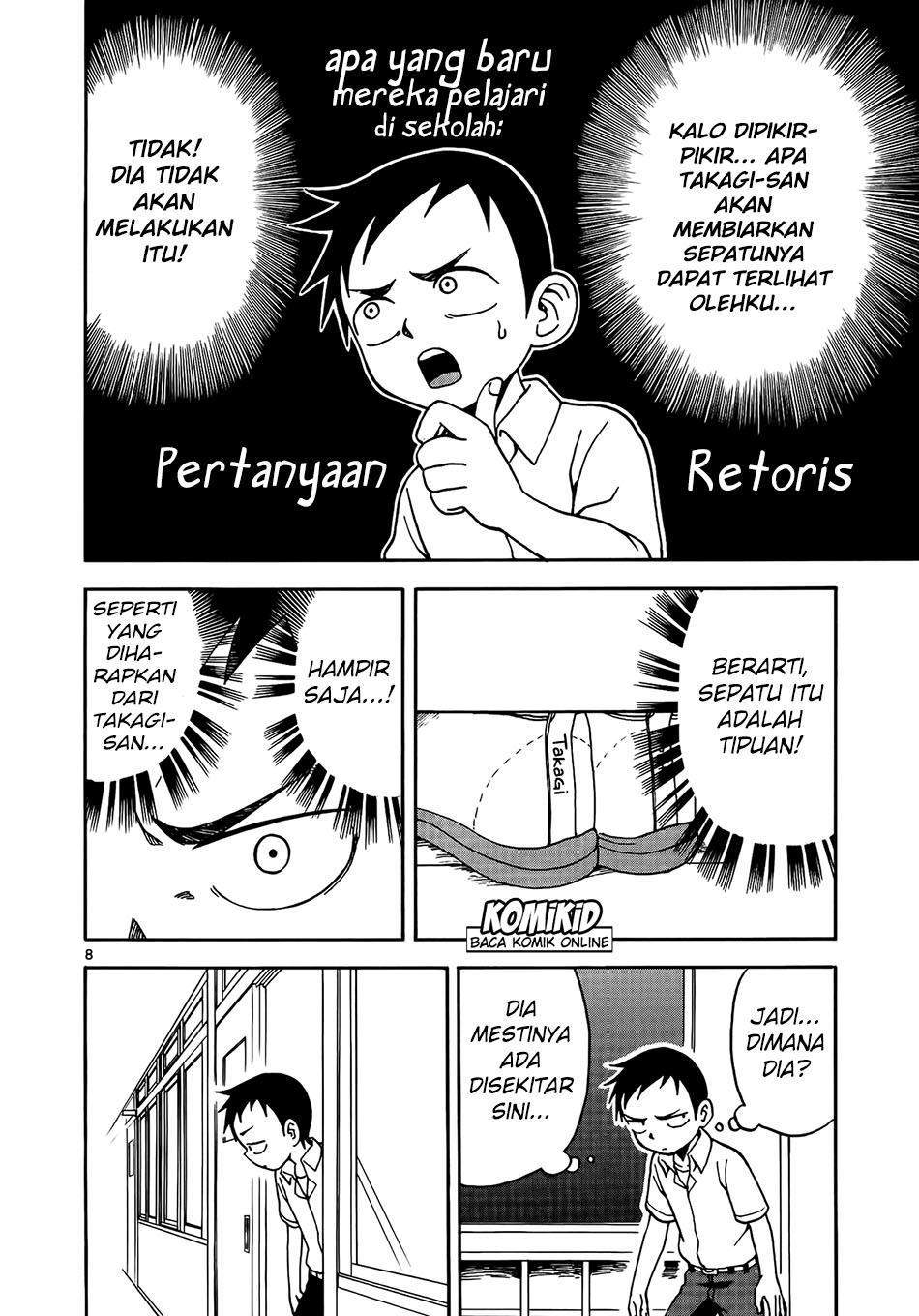 Karakai Jouzu no Takagi-san Chapter 06 Bahasa Indonesia