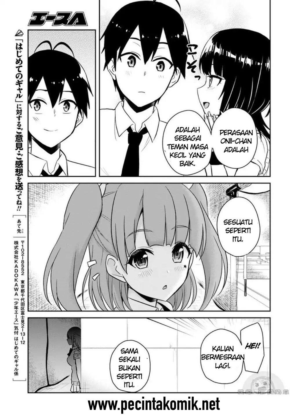 Hajimete no Gal Chapter 65 Bahasa Indonesia