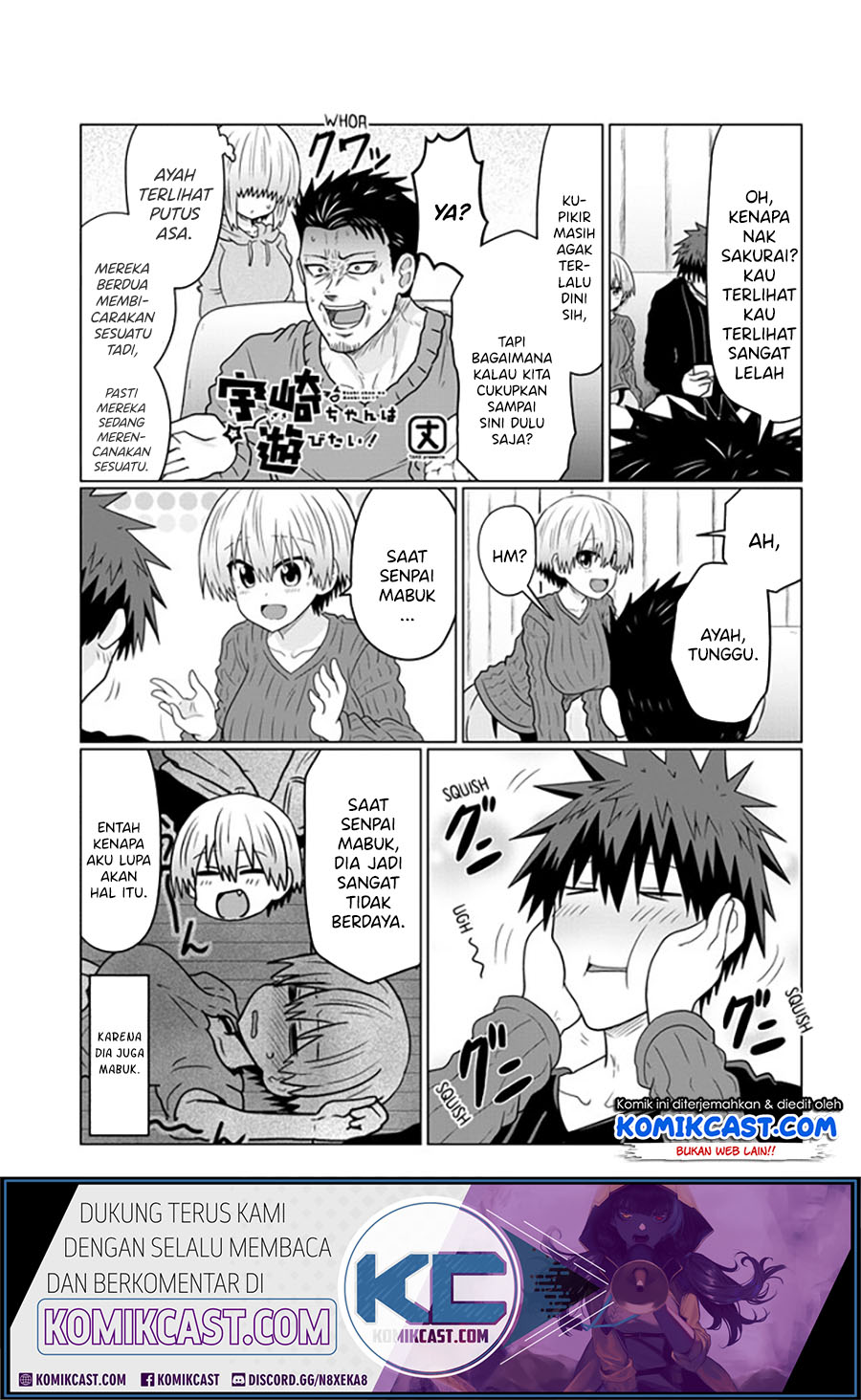 Uzaki-chan wa Asobitai! Chapter 66.2 Bahasa Indonesia