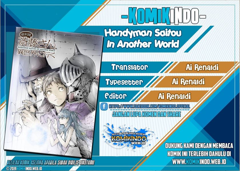 Handyman Saitou In Another World Chapter 14 Bahasa Indonesia