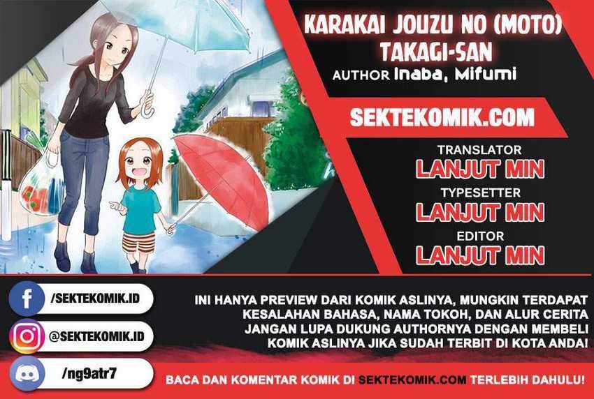 Karakai Jouzu no (Moto) Takagi-san Chapter 90 Bahasa Indonesia