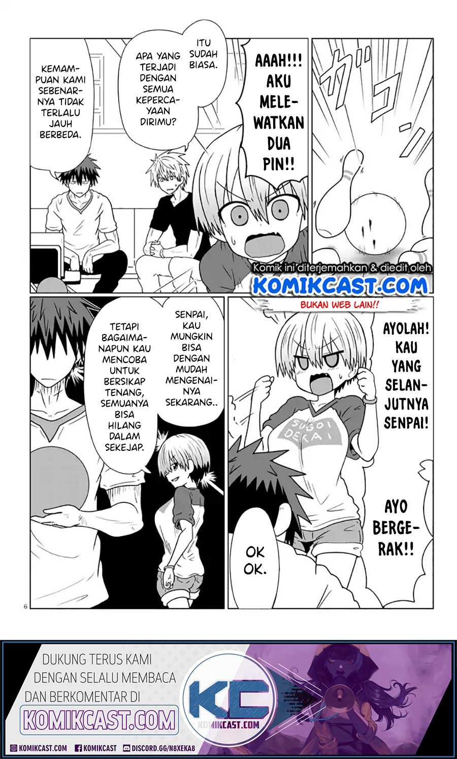 Uzaki-chan wa Asobitai! Chapter 28 Bahasa Indonesia