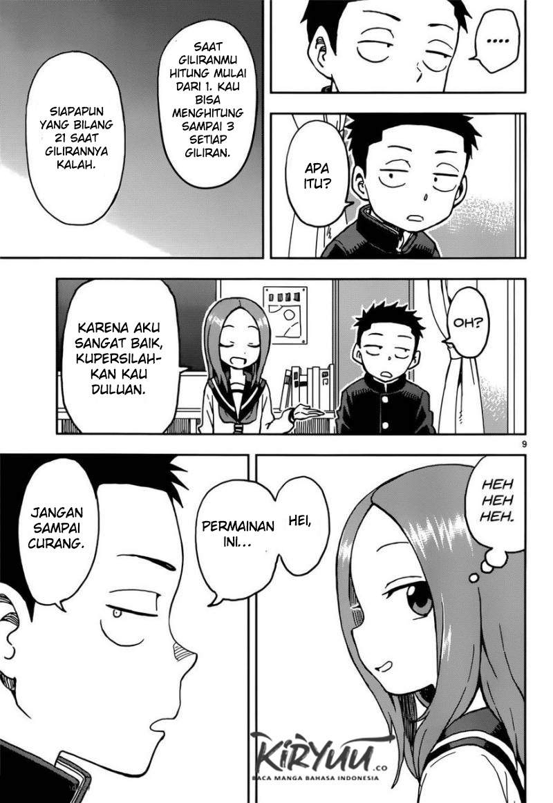 Karakai Jouzu no Takagi-san Chapter 73 Bahasa Indonesia