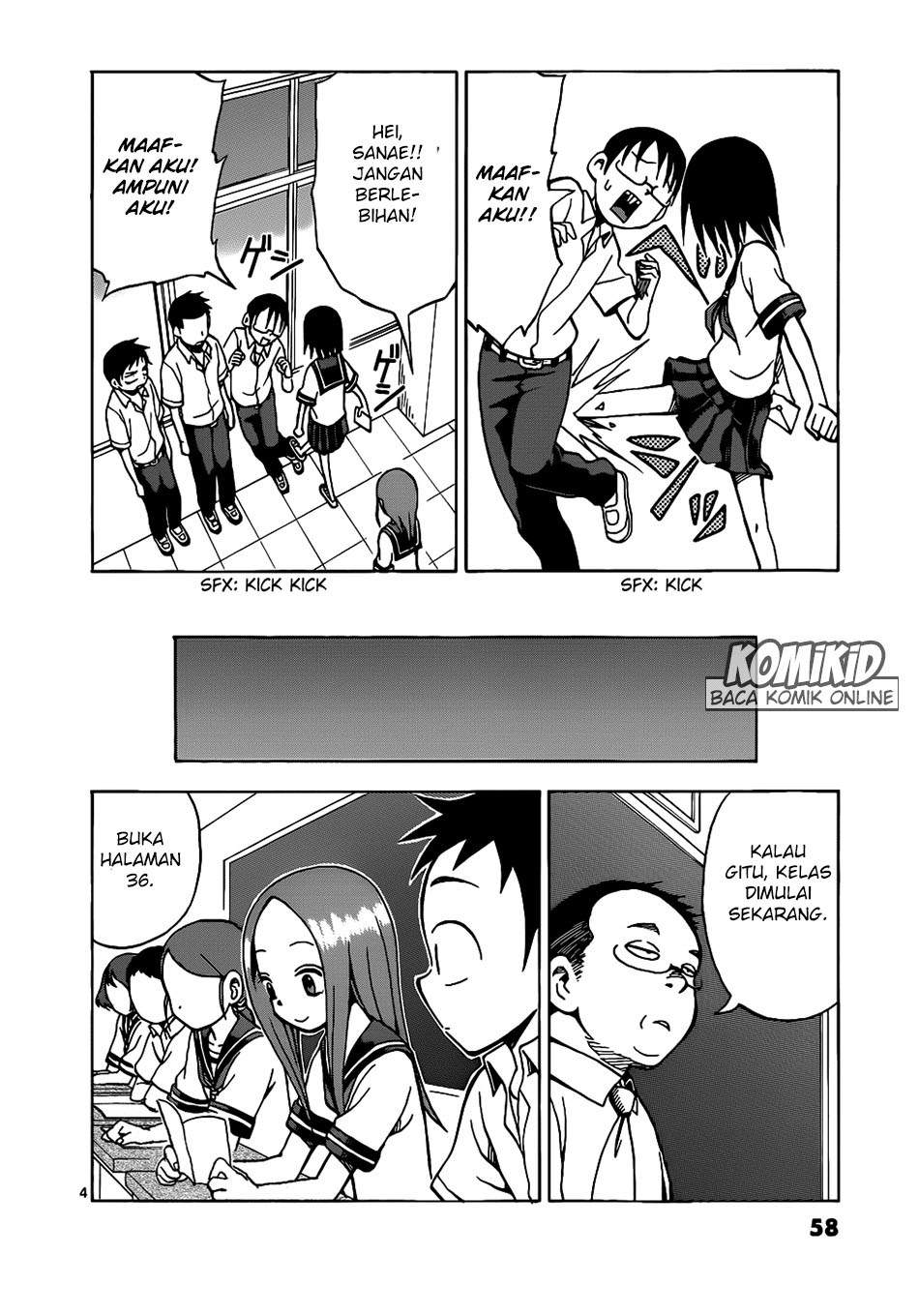 Karakai Jouzu no Takagi-san Chapter 13 Bahasa Indonesia