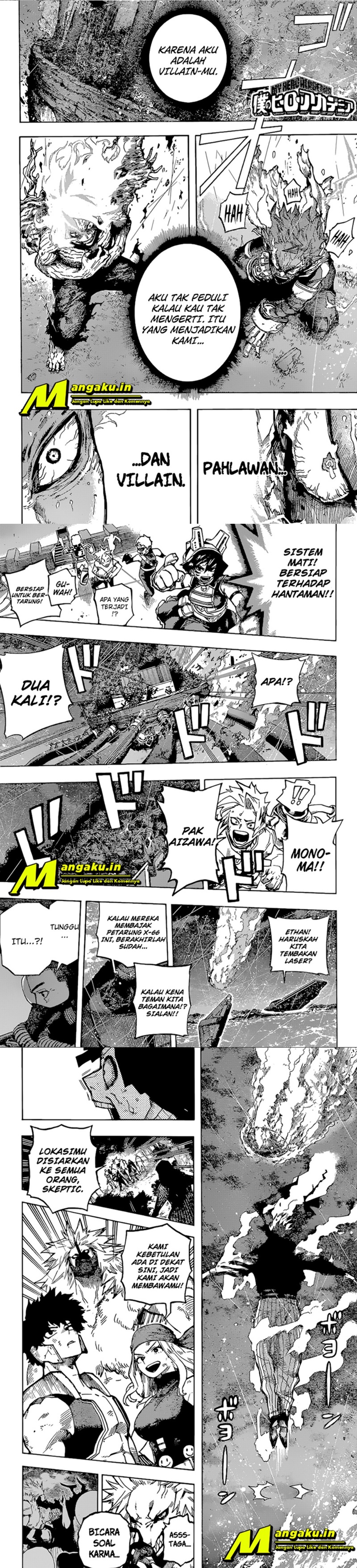 Boku no Hero Academia Chapter 378 Bahasa Indonesia