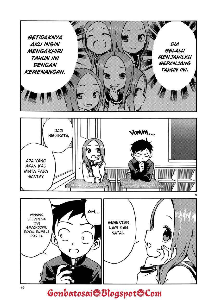 Karakai Jouzu no Takagi-san Chapter 69 Bahasa Indonesia