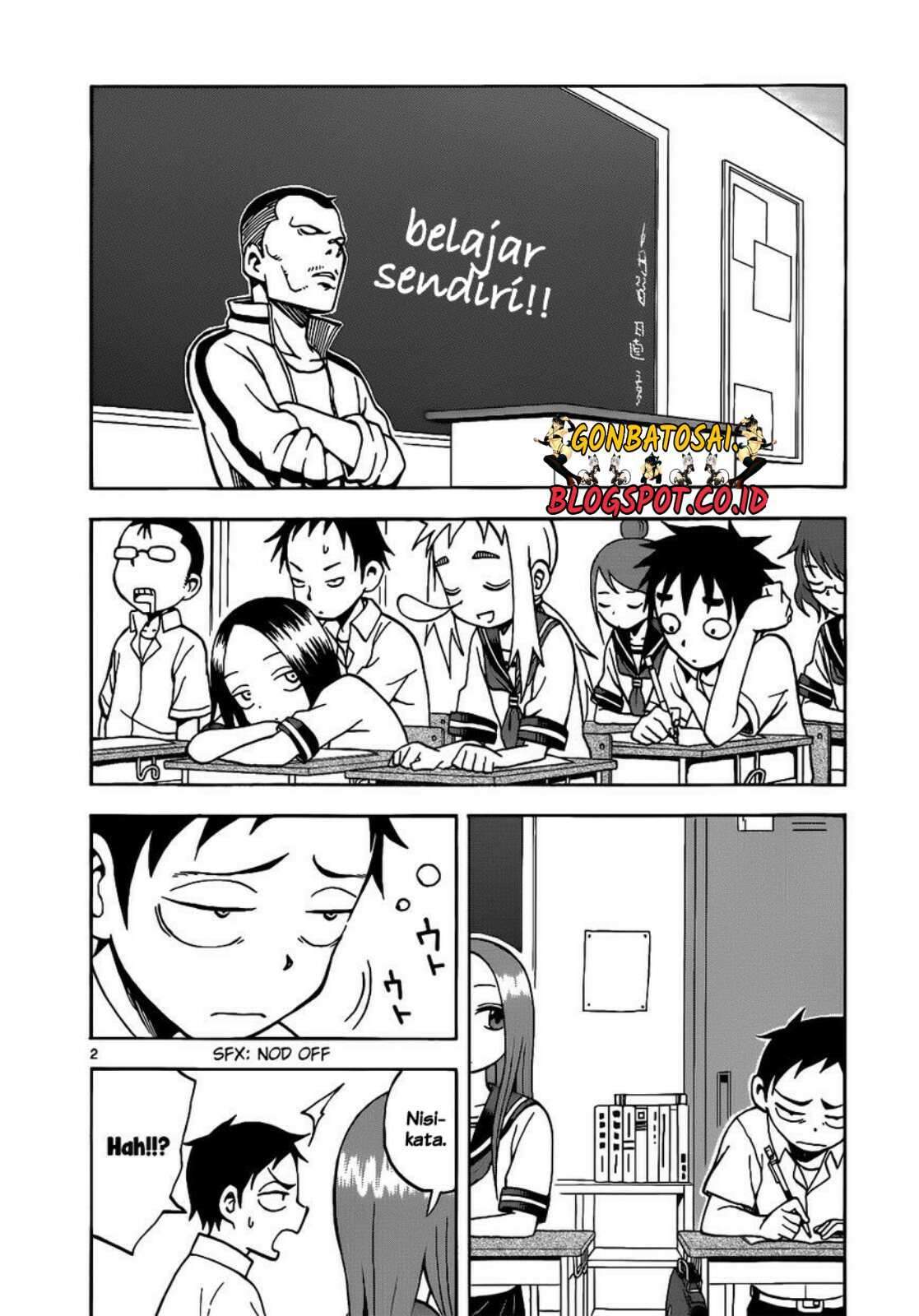 Karakai Jouzu no Takagi-san Chapter 17 Bahasa Indonesia