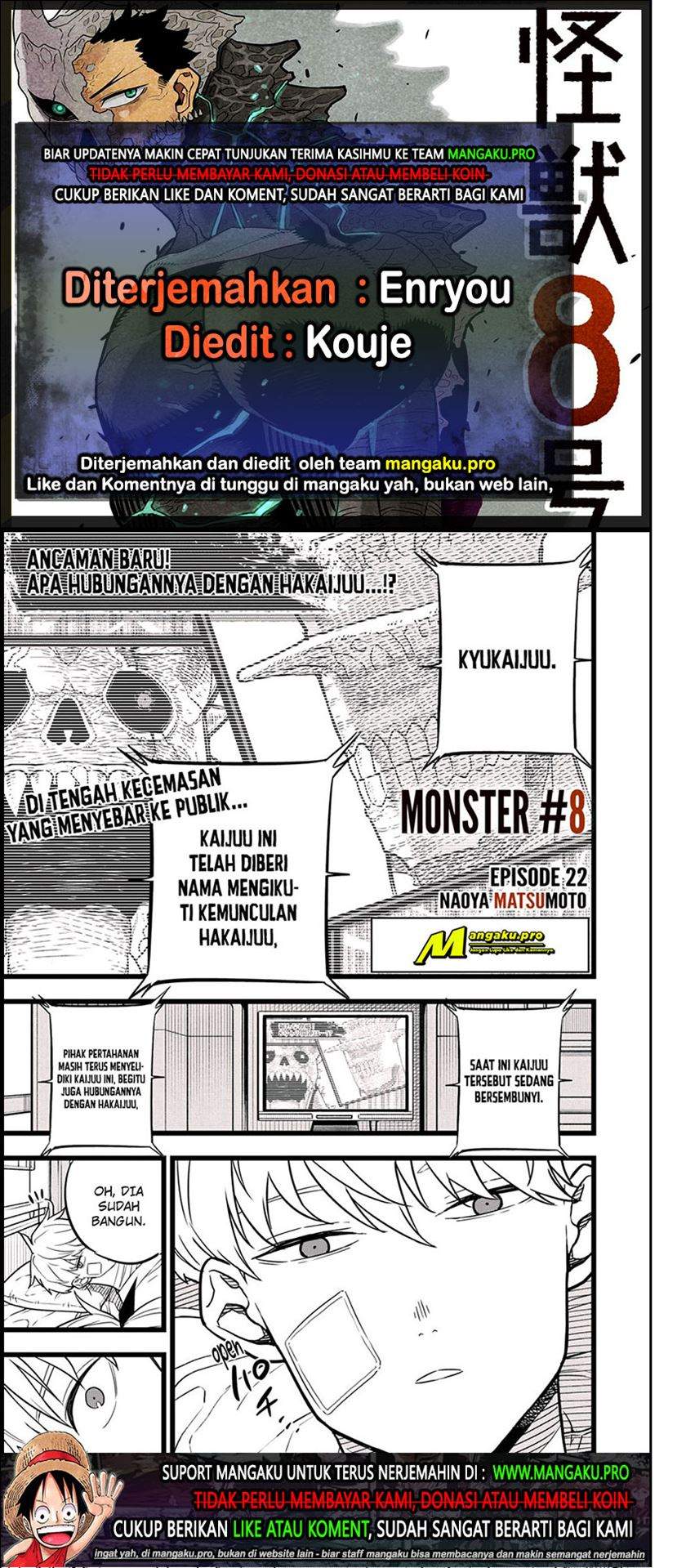 8Kaijuu Chapter 22 Bahasa Indonesia