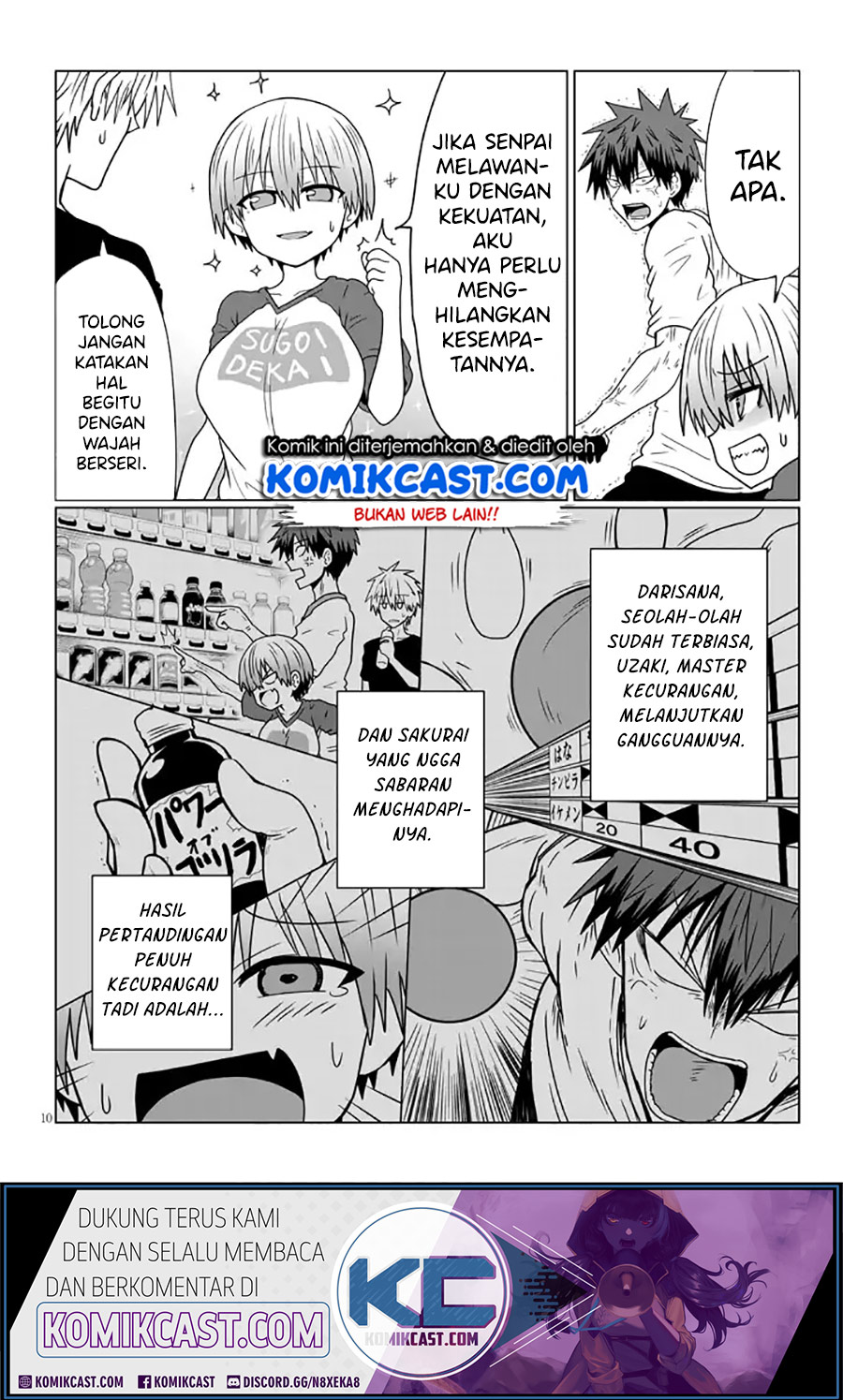 Uzaki-chan wa Asobitai! Chapter 28 Bahasa Indonesia