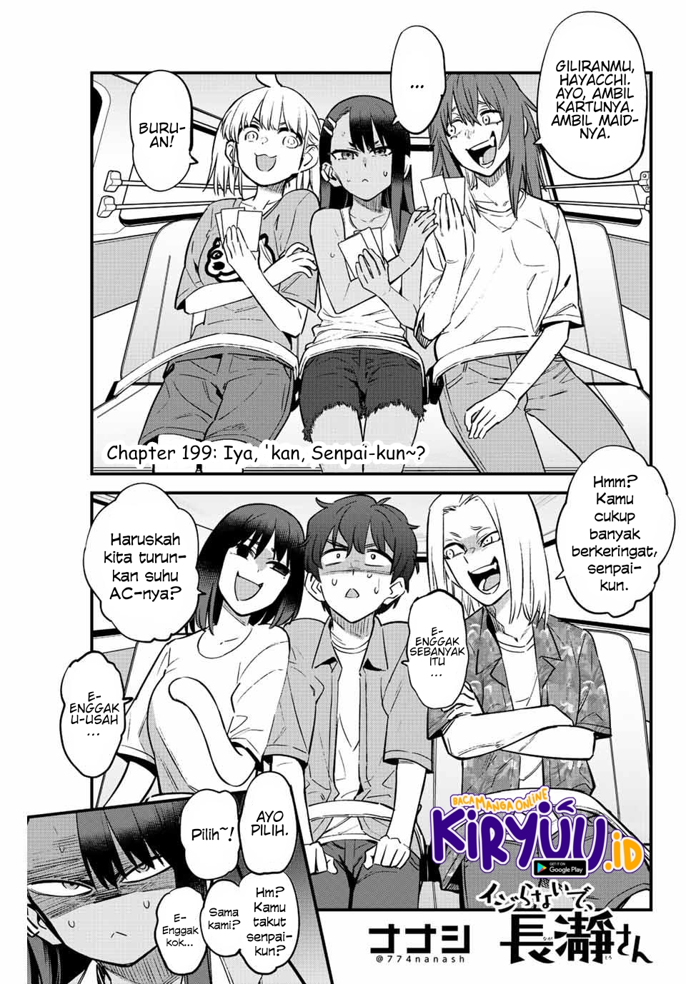 Ijiranaide, Nagatoro-san Chapter 119 Bahasa Indonesia