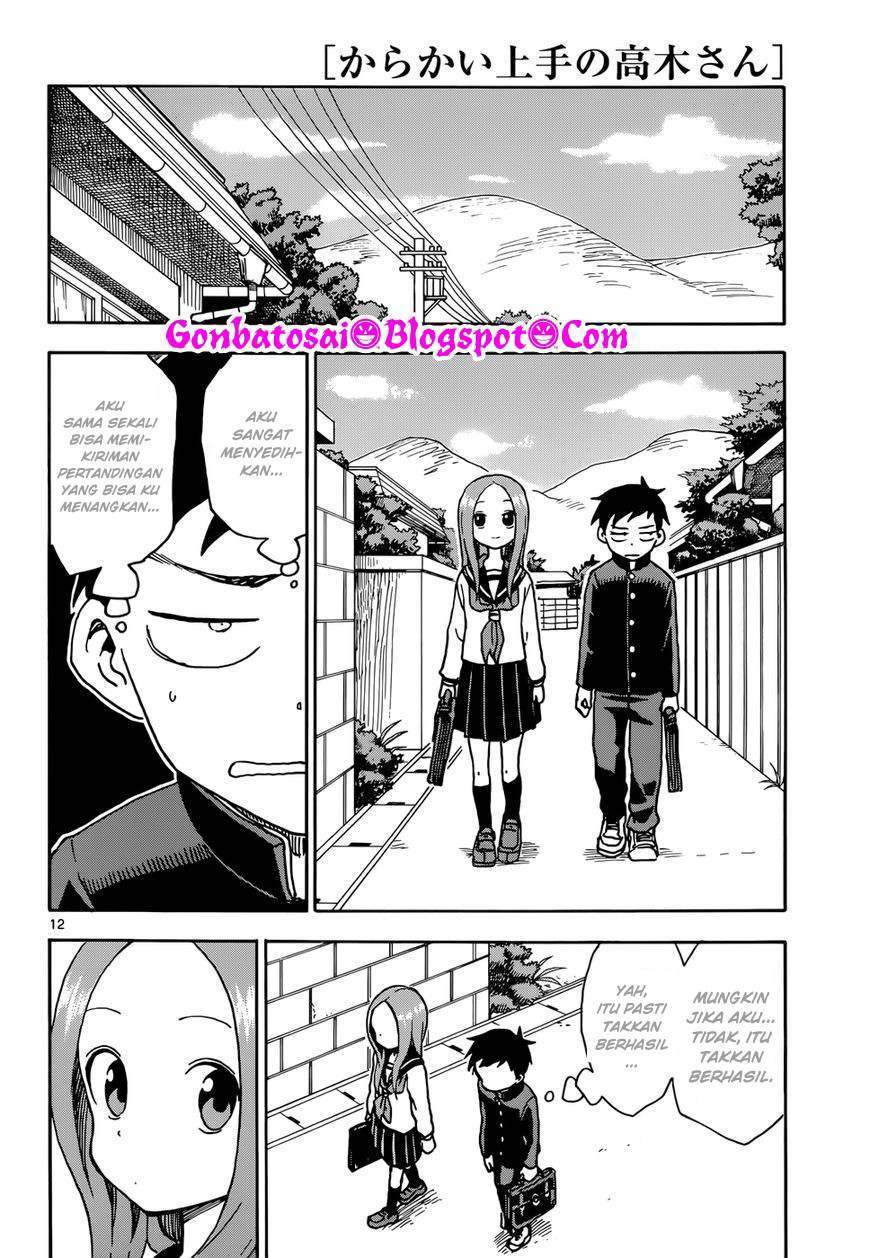 Karakai Jouzu no Takagi-san Chapter 69 Bahasa Indonesia