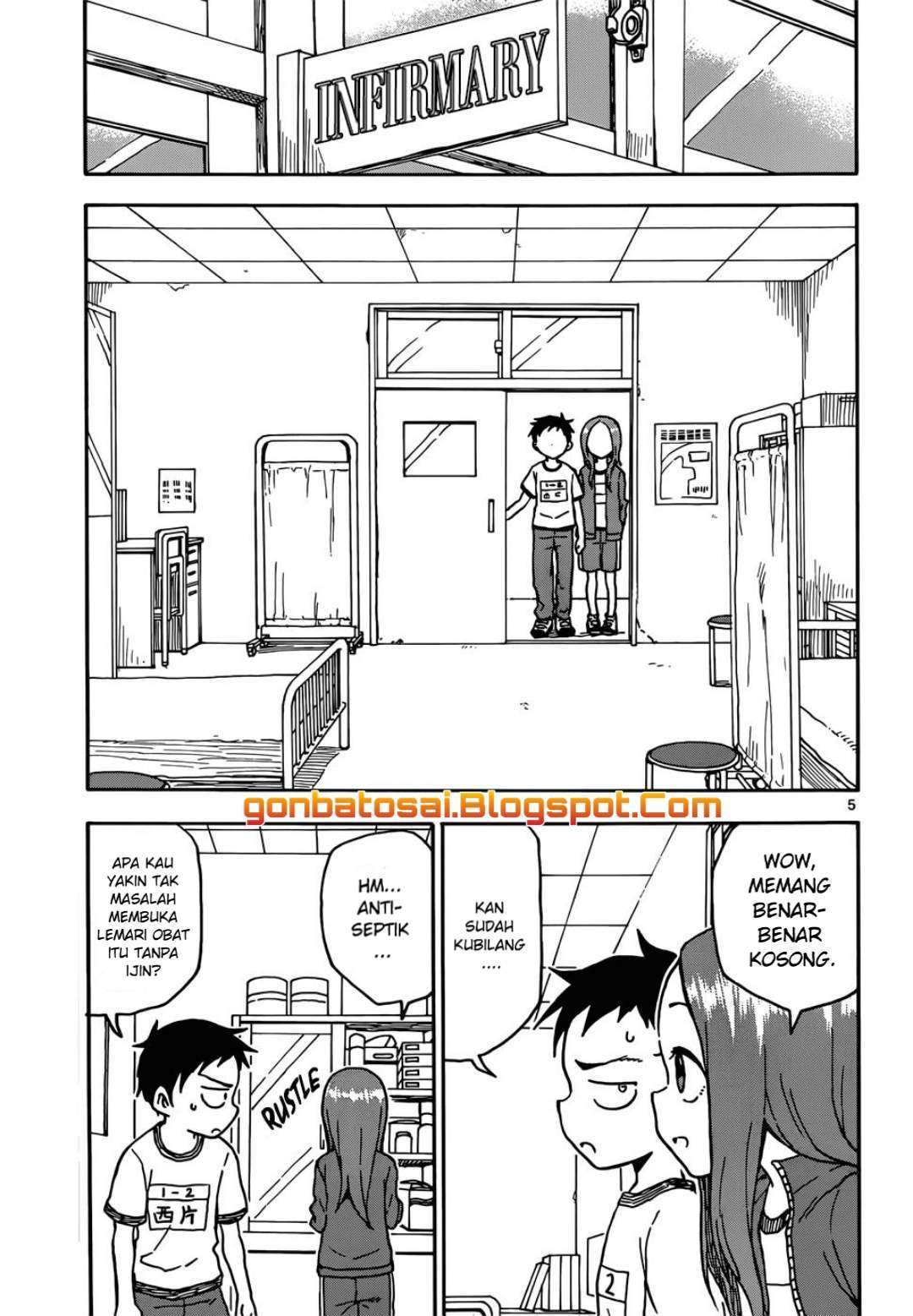 Karakai Jouzu no Takagi-san Chapter 68 Bahasa Indonesia