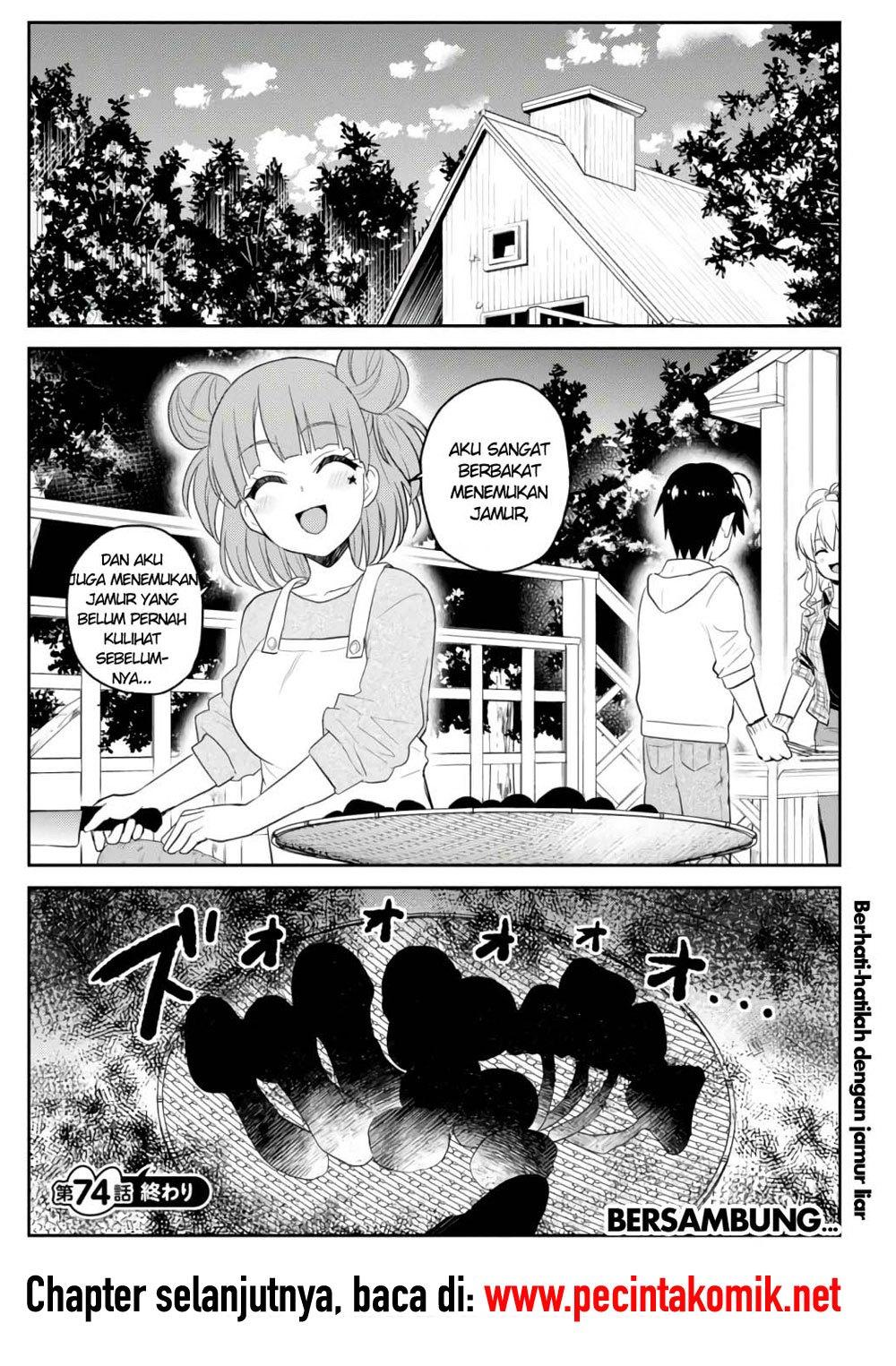 Hajimete no Gal Chapter 74 Bahasa Indonesia