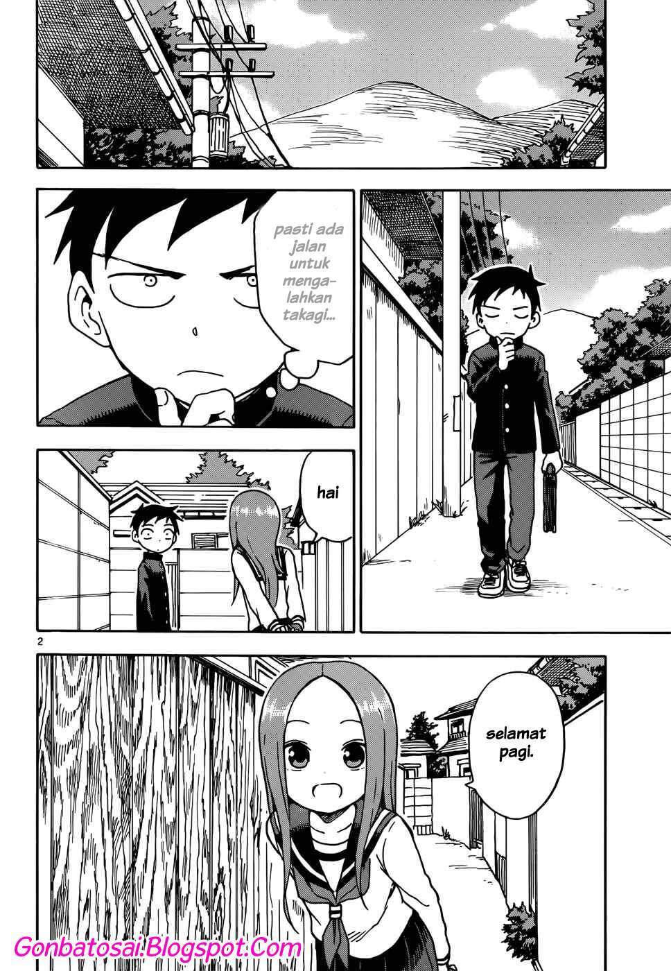 Karakai Jouzu no Takagi-san Chapter 67 Bahasa Indonesia