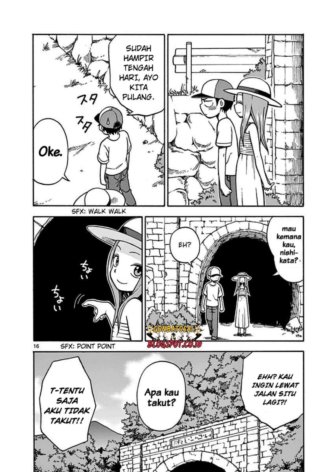 Karakai Jouzu no Takagi-san Chapter 18 Bahasa Indonesia