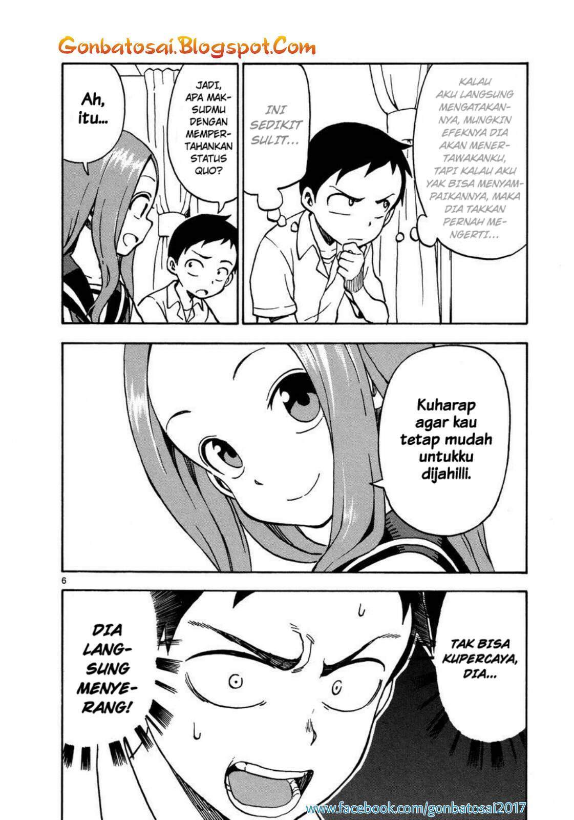 Karakai Jouzu no Takagi-san Chapter 25 Bahasa Indonesia