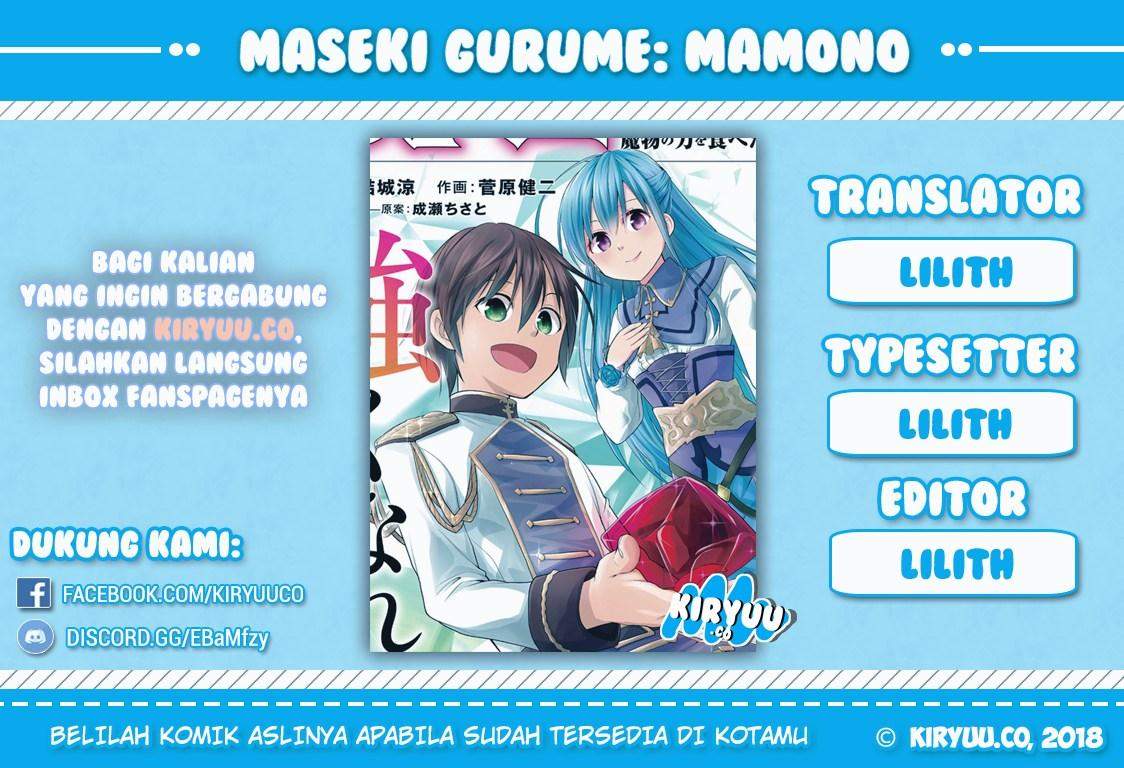 Maseki Gurume: Mamono no Chikara o Tabete Ore wa Saikyou! Chapter 01.2 Bahasa Indonesia