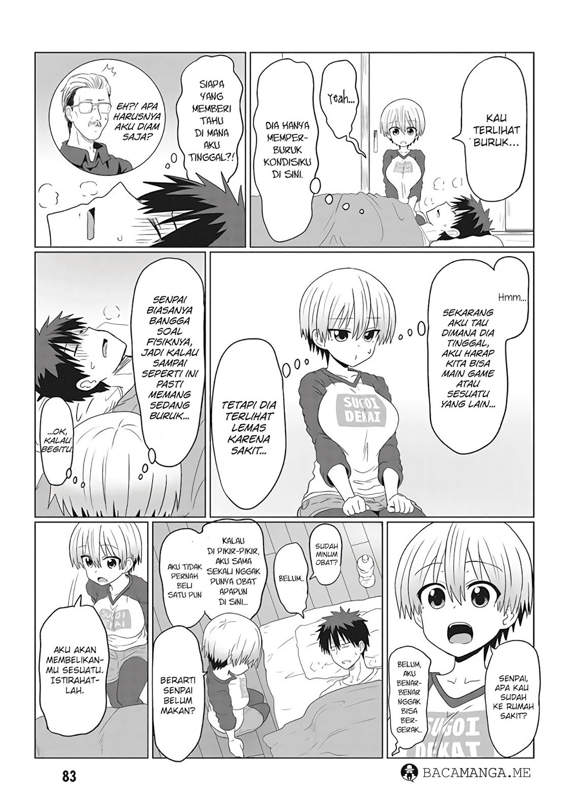 Uzaki-chan wa Asobitai! Chapter 08 Bahasa Indonesia