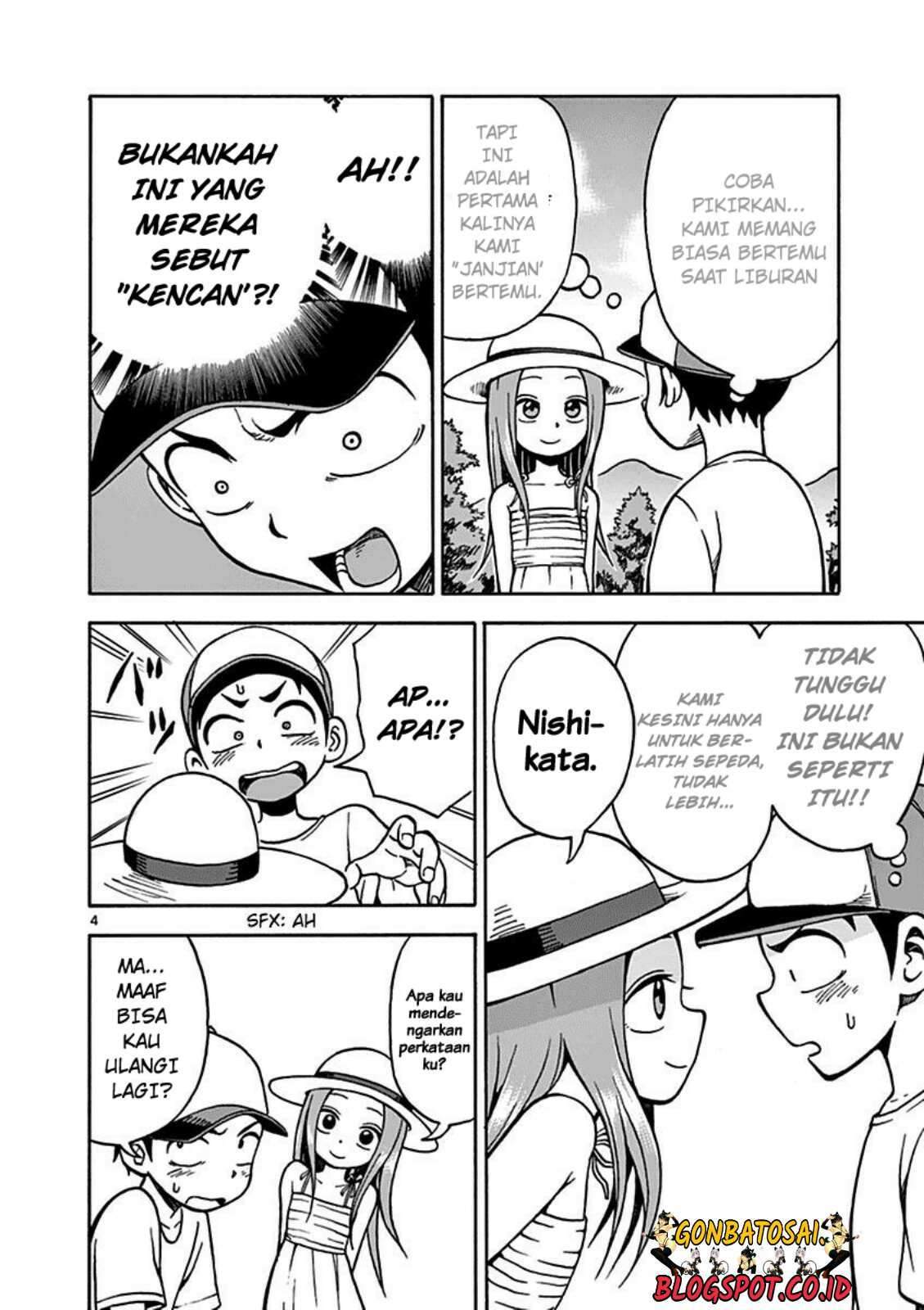 Karakai Jouzu no Takagi-san Chapter 18 Bahasa Indonesia