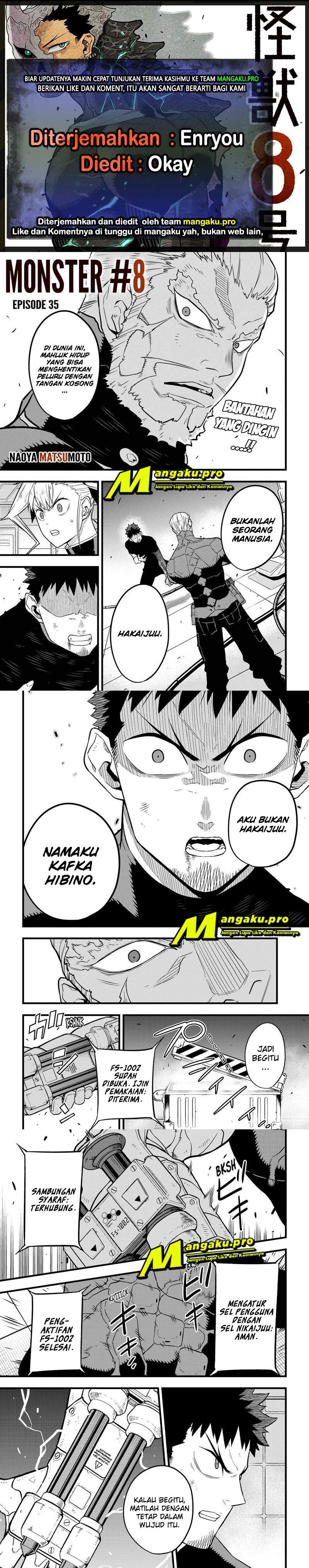 8Kaijuu Chapter 35 Bahasa Indonesia