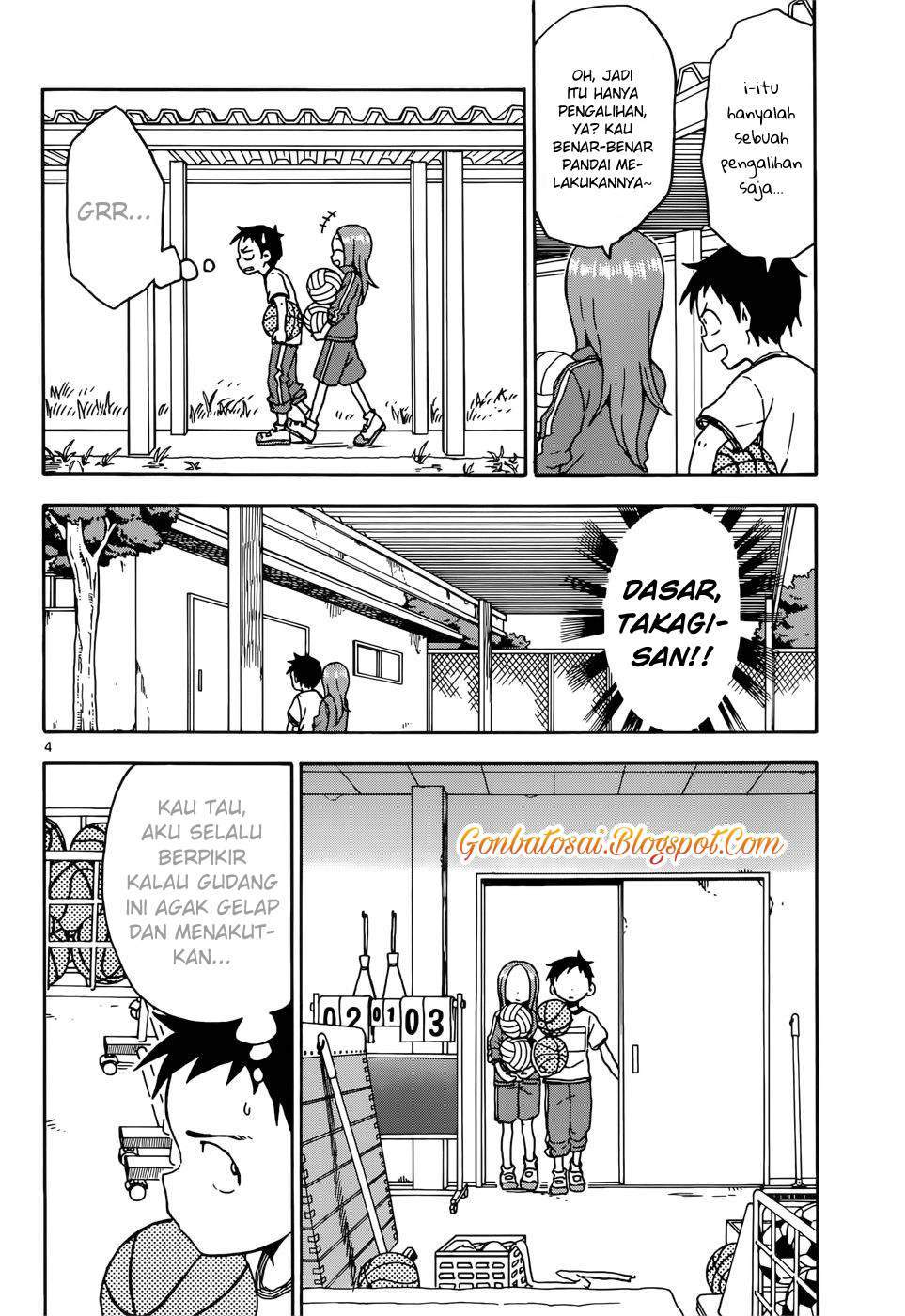 Karakai Jouzu no Takagi-san Chapter 71 Bahasa Indonesia