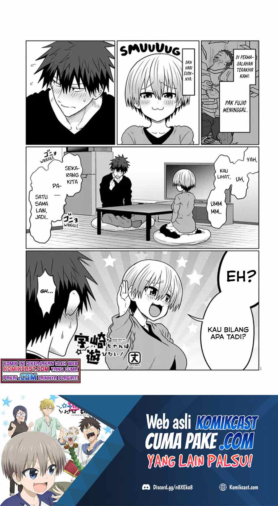 Uzaki-chan wa Asobitai! Chapter 75 Bahasa Indonesia